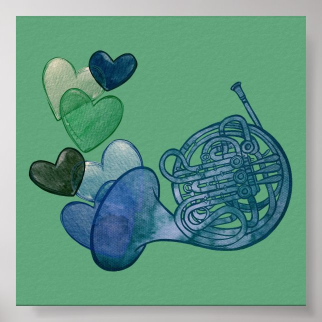 Affiche Classe de musique de groupe de cor d'harmonie      (Devant)