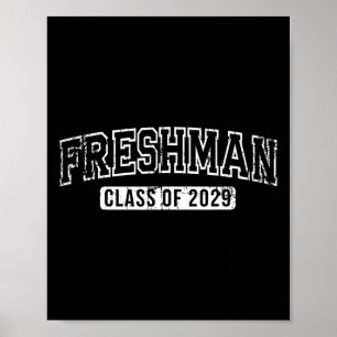 Affiche Classe de première année 2029 Premier jour de 9e a