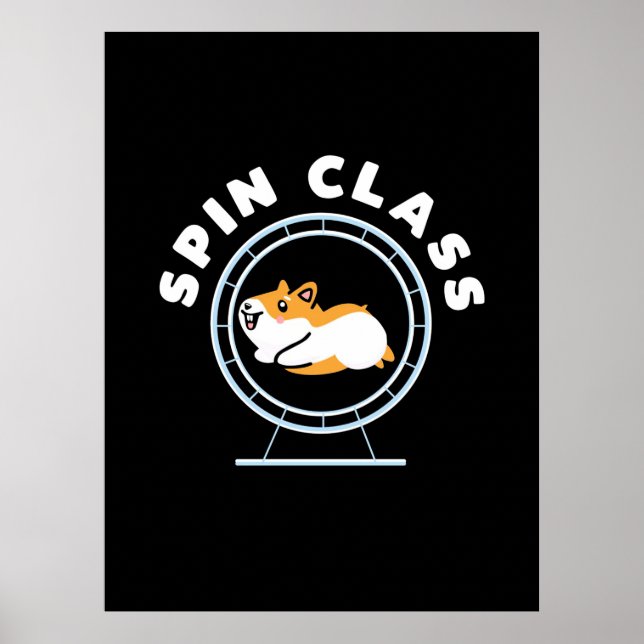 Affiche Classe de spin Hamster (Devant)