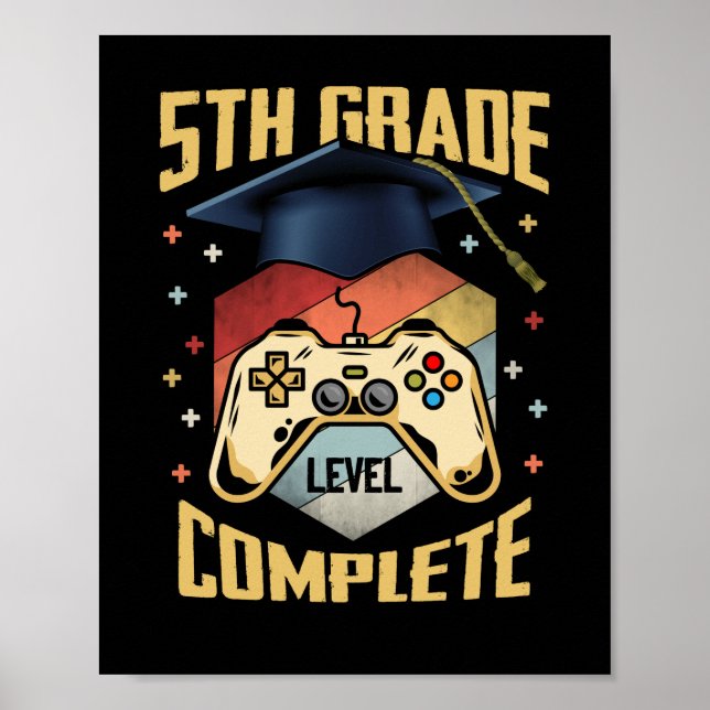 Affiche Classe Gamer Complète De 5E Année De 2022 (Devant)