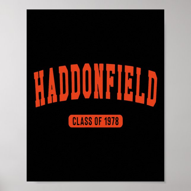 Affiche Classe Haddonfield De 1978 Halloween (Devant)