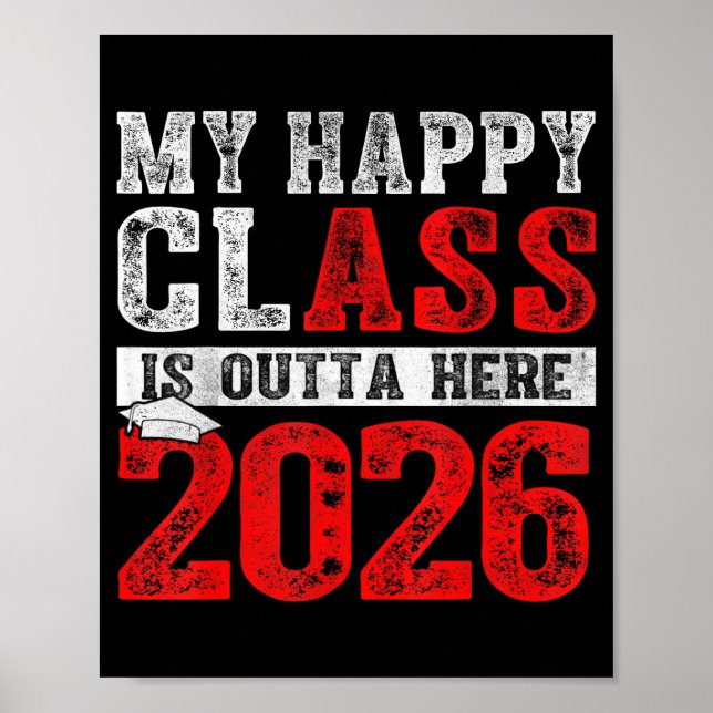 Affiche Classe heureuse, c'est la fin en 2026, remise des  (Devant)