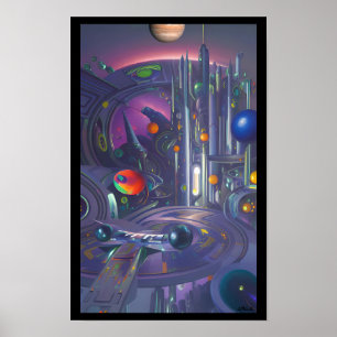 Affiche Classe Pinball, Galaxy