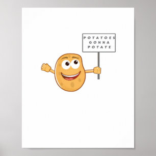 Affiche Classe Pommes de terre - Potate (Pun de pommes de