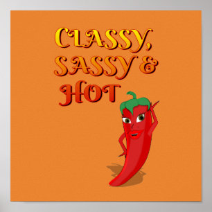 Affiche Classé Sassy Et Hot Pepper Diva