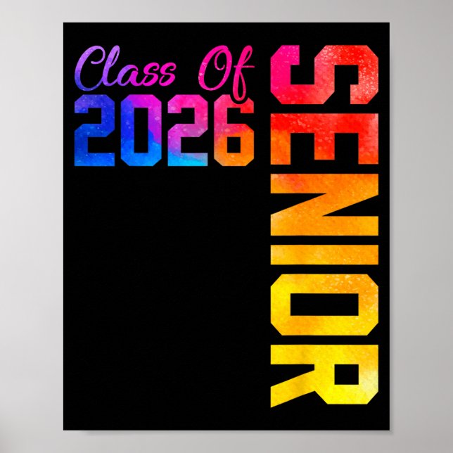 Affiche Classe terminale de diplômés du lycée 2026 (Devant)