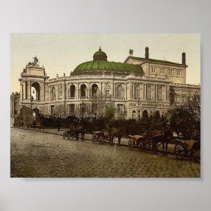 Affiche Classe Théâtre, Odessa, Russie (Ukraine)