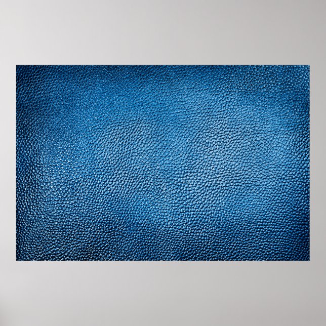 Affiche Classic blue leather background texture closeup.bl (Devant)