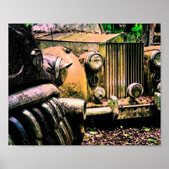 Affiche Classic Car Graveyard | Rolls Royce (Devant)