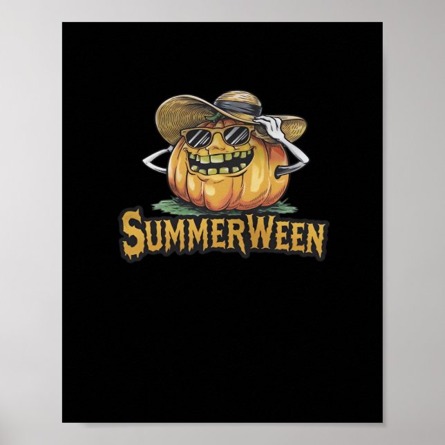 Affiche Classic Citrouille de Summerween (Devant)