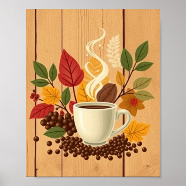 Affiche Classic Coffee Illustration (Devant)
