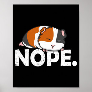 Affiche Classic de cochon de Guinée