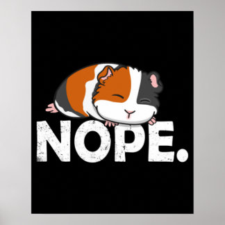 Affiche Classic de cochon de Guinée