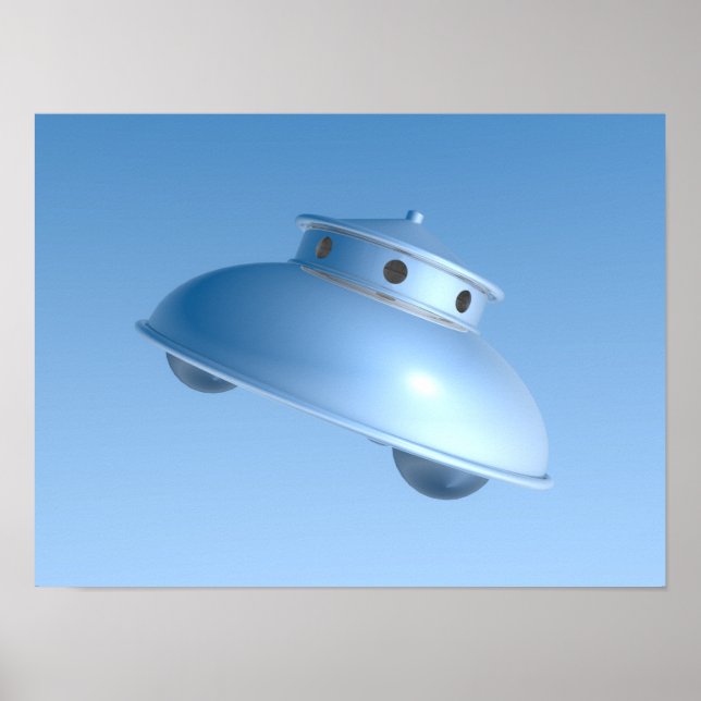 Affiche Classic Flying Saucer (Devant)