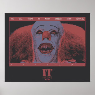 Affiche Classic Pennywise - beaucoup mieux quand vous avez
