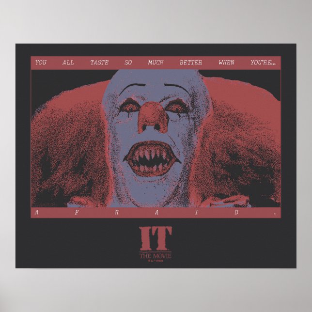 Affiche Classic Pennywise - beaucoup mieux quand vous avez (Devant)