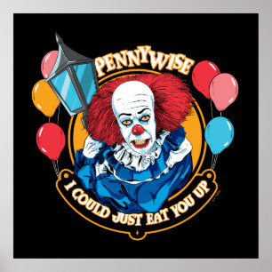 Affiche Classic Pennywise - Je Pourrais Juste Vous Manger 