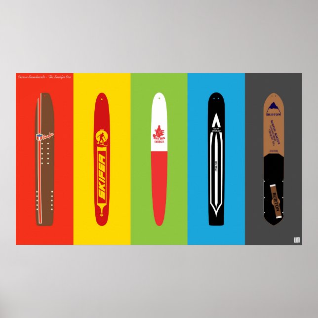 Affiche Classic Snowboards - L'époque des Snurfer (Devant)