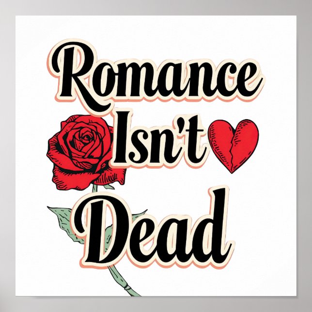 Affiche Classic Valentine's Day Love Saying (Devant)