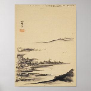 Affiche Classics Zen - Sesshu - Paysage d'automne