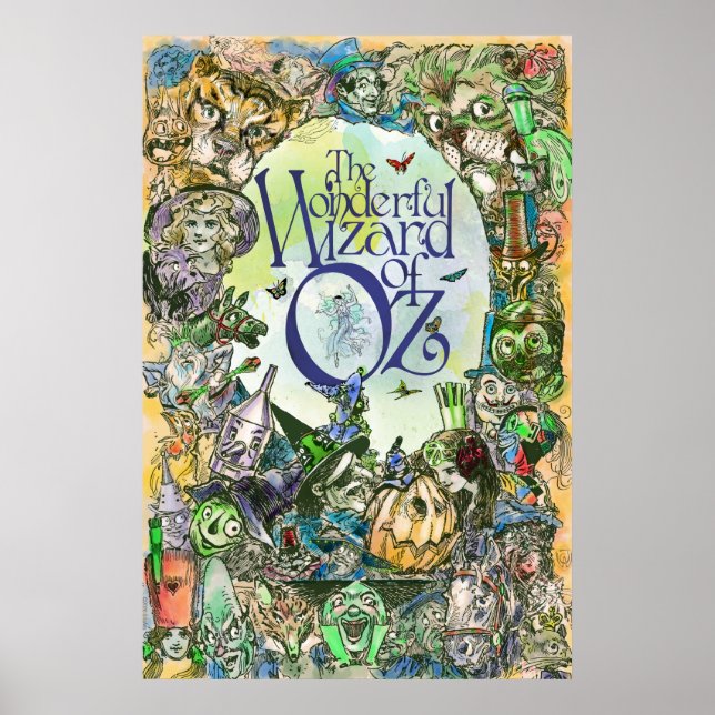 AFFICHE CLASSIQUE DE LE MAGICIEN D'OZ - tous les p (Devant)
