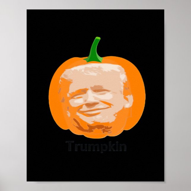 Affiche Classique d'Halloween de Trumpkin (Devant)