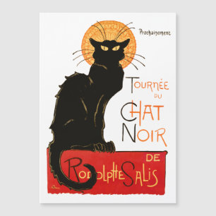 Affiche classique Steinlen Chat Noir Black Cat