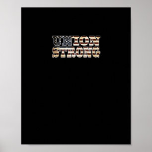 Affiche Classique Union Solide Et Solidarité