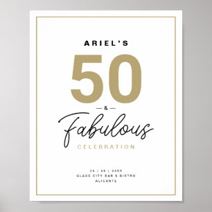 Affiche Classy 50 & Fabuleux fête d'anniversaire