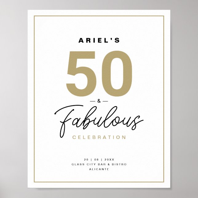 Affiche Classy 50 & Fabuleux fête d'anniversaire (Devant)