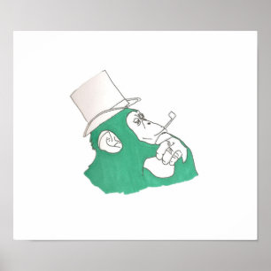 Affiche Classy Chimpanzee