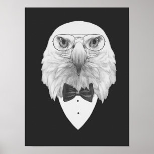 Affiche Classy Eagle Portrait