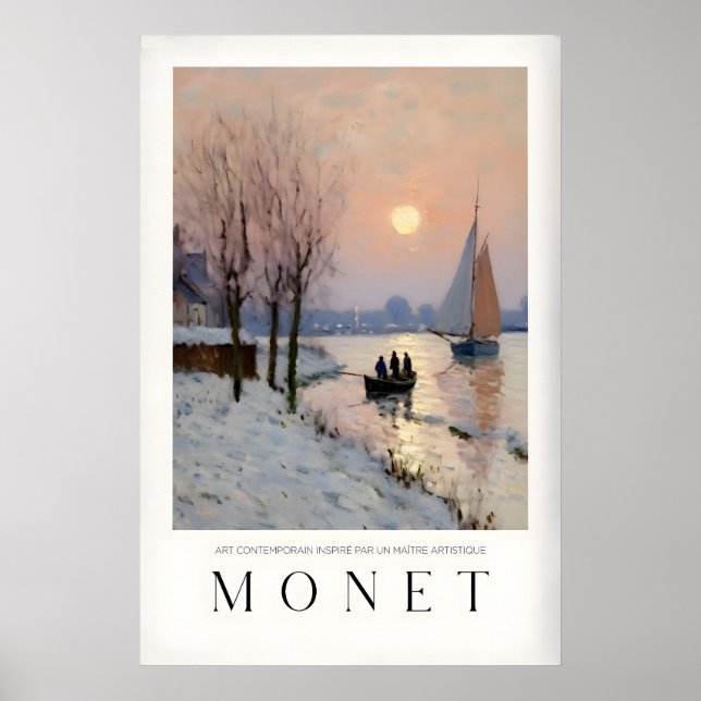 Affiche Claude Monet (Devant)