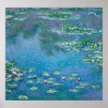 Affiche Claude Monet<br><div class="desc">Nymphéas - Claude Monet,  Huile sur toile,  1906</div>