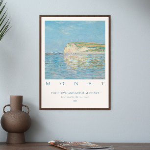 Affiche Claude Monet Art Print Low Tide à Pourville près