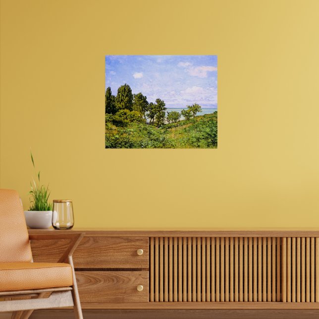 Affiche Claude Monet, Au bord de la mer, (Salon 2)