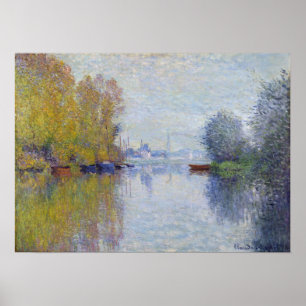 Affiche Claude Monet Automne sur la Seine, Argenteuil
