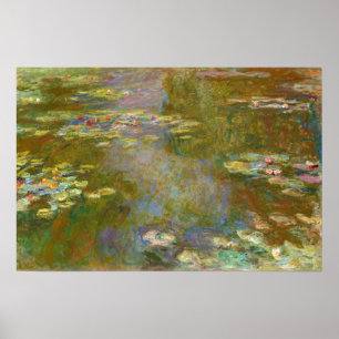 Affiche Claude Monet - Bassin aux Nymphéas 1917