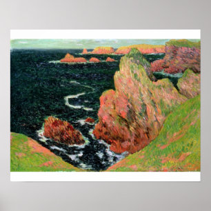 Affiche Claude Monet   Belle Ile