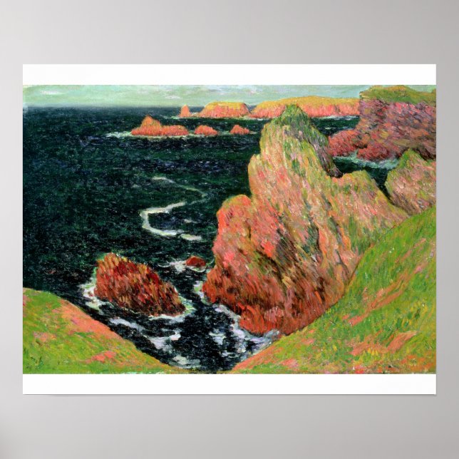 Affiche Claude Monet | Belle Ile (Devant)