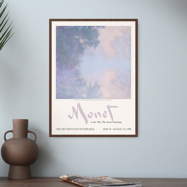 Affiche Claude Monet Branch Seine près de Giverny 1897 Art (Créateur téléchargé)
