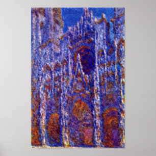 Affiche Claude Monet - Cathédrale de Rouen