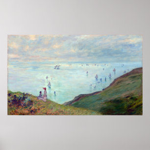 Affiche Claude Monet Cliffs à Pourville