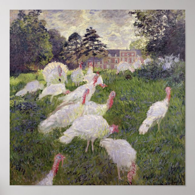 Affiche Claude Monet | Déchets au Château de Rottembourg (Devant)