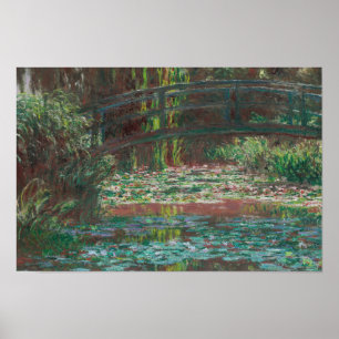 Affiche Claude Monet - Eau Lily Pond