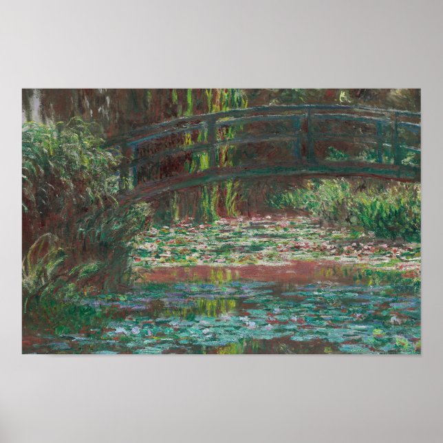 Affiche Claude Monet - Eau Lily Pond (Devant)