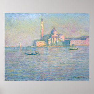 Affiche Claude Monet - Église de San Giorgio Maggiore