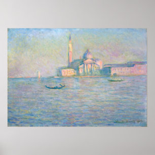 Affiche Claude Monet - Eglise de San Giorgio Maggiore