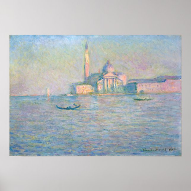 Affiche Claude Monet - Eglise de San Giorgio Maggiore (Devant)