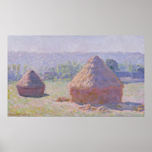 Affiche Claude Monet | Emballages à la fin de l'été (Devant)